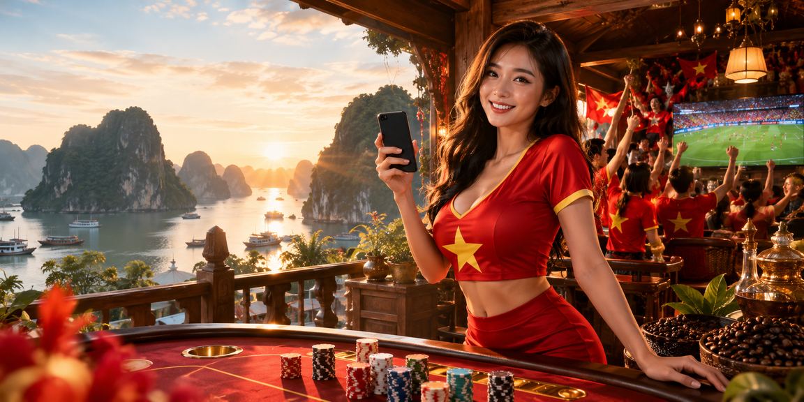 Người hâm mộ bóng đá xem kèo tại quán cà phê Hạ Long, theo dõi khuyến mãi thể thao