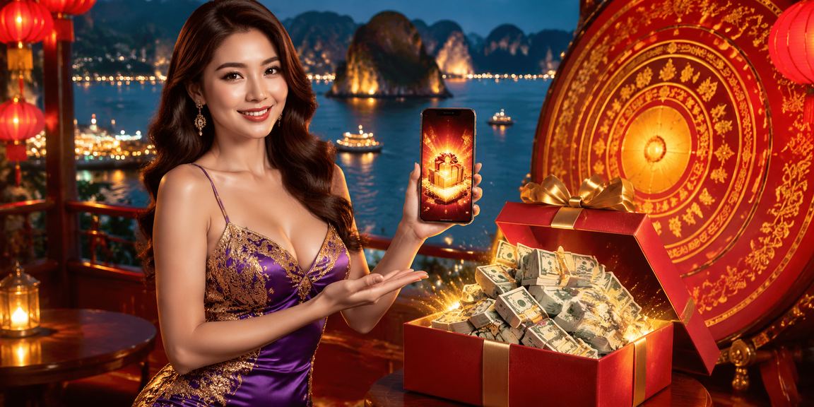 Người dùng trải nghiệm ứng dụng casino di động 451 tại vịnh Hạ Long